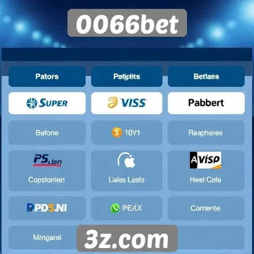 Métodos de pagamento disponíveis no 0066bet
